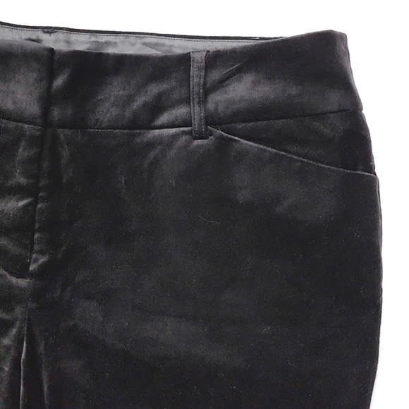 Peter Nygard Women's Grand Luxe Black Velvet Pants Straight  Leg Size 16 - Picture 3 of 15